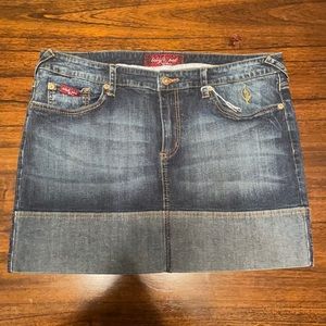 Baby Phat Jean mini skirt size 15